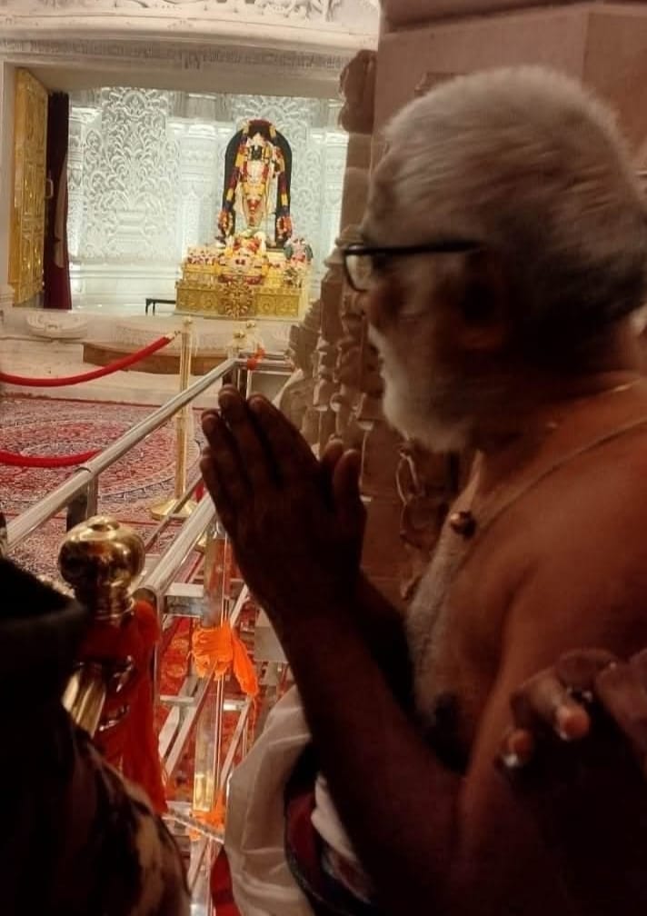 Ayodhya Ram Mandir Darshan. May 25, 2024. Photo courtesy: Official photographer of the Ram Janmabhoomi Tirth Trust.